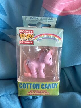Funko pop- My Little Pony Cotton Candy Keychain - Pink with Light Pink Mane